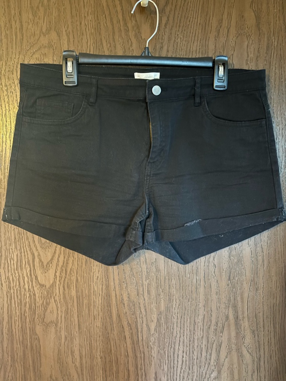H&M Black Women's Denim Shorts